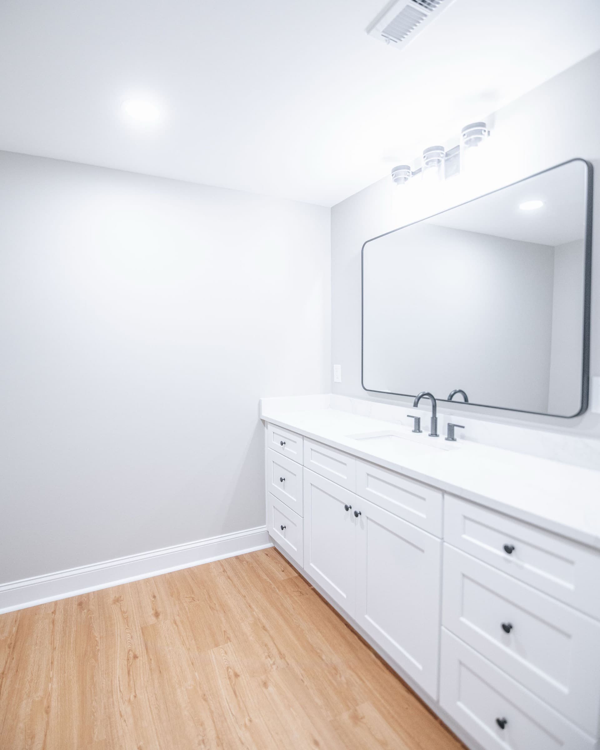 Ball Ground basement remodel — lighting detail