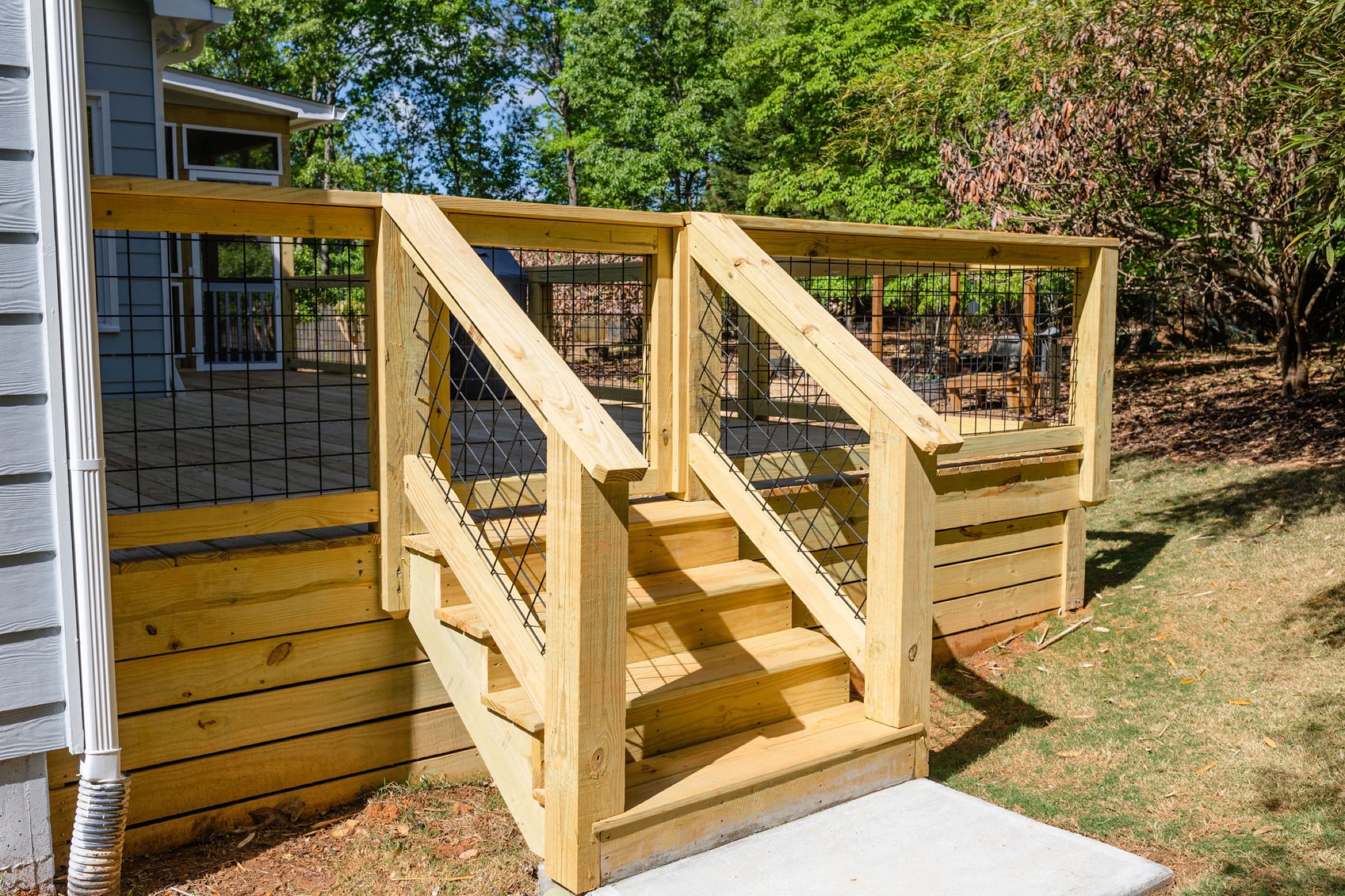 Bridgemill screened porch and deck detail