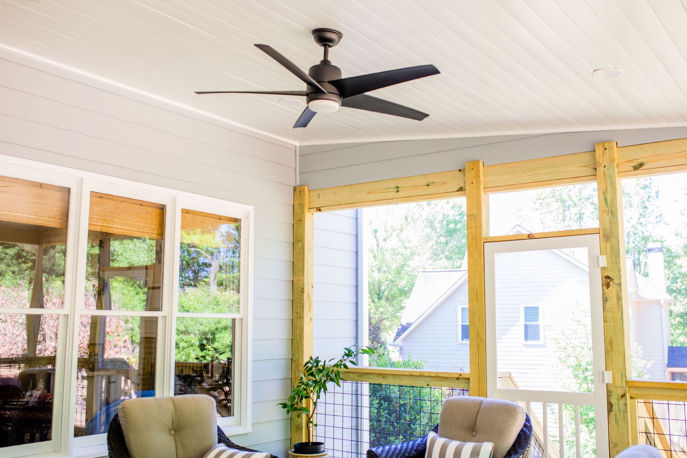 Bridgemill screened porch and deck detail