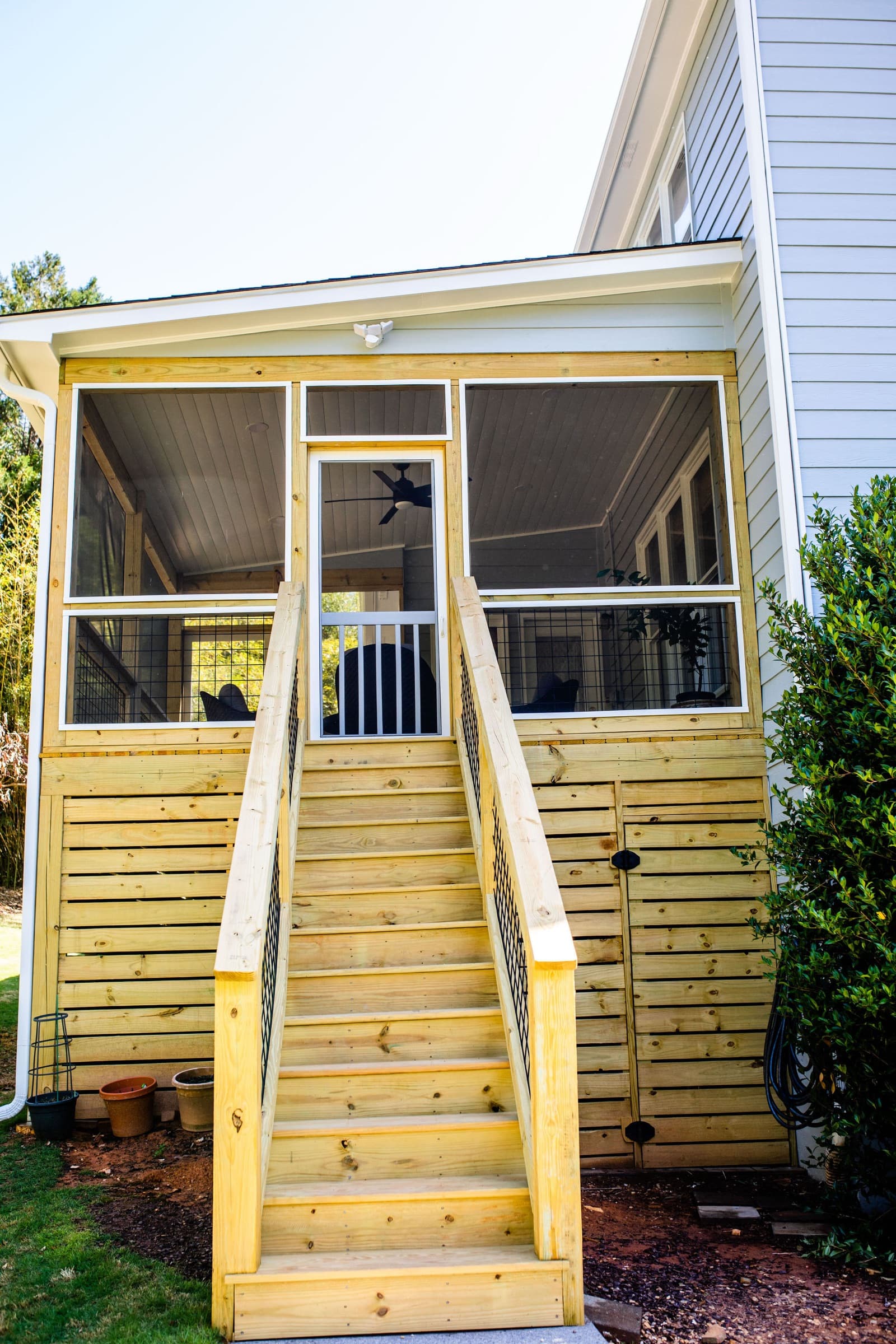 Bridgemill screened porch and deck detail