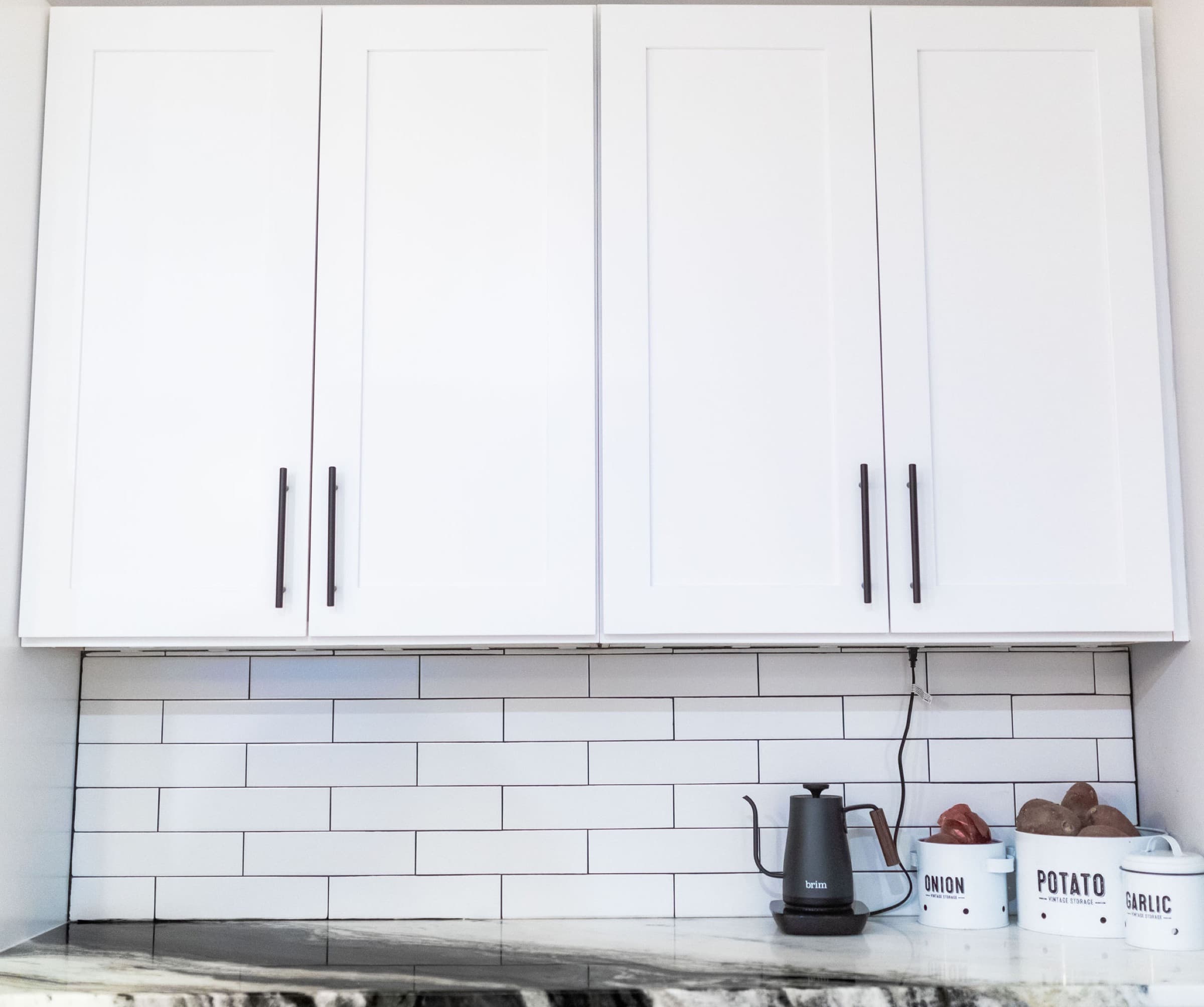 Canton kitchen remodel — cabinet hardware detail