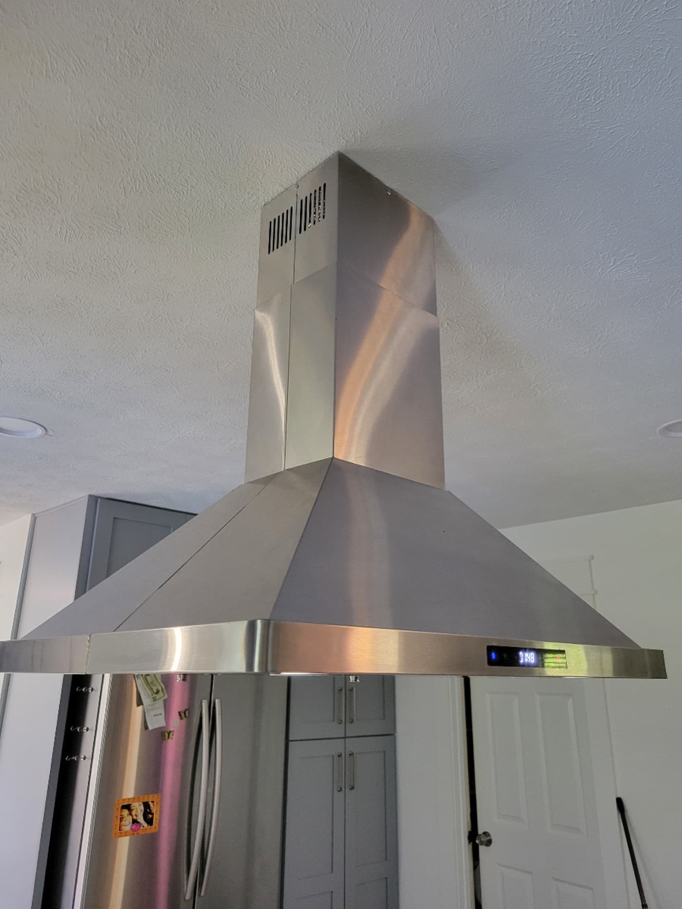 Fayetteville kitchen remodel — range hood detail