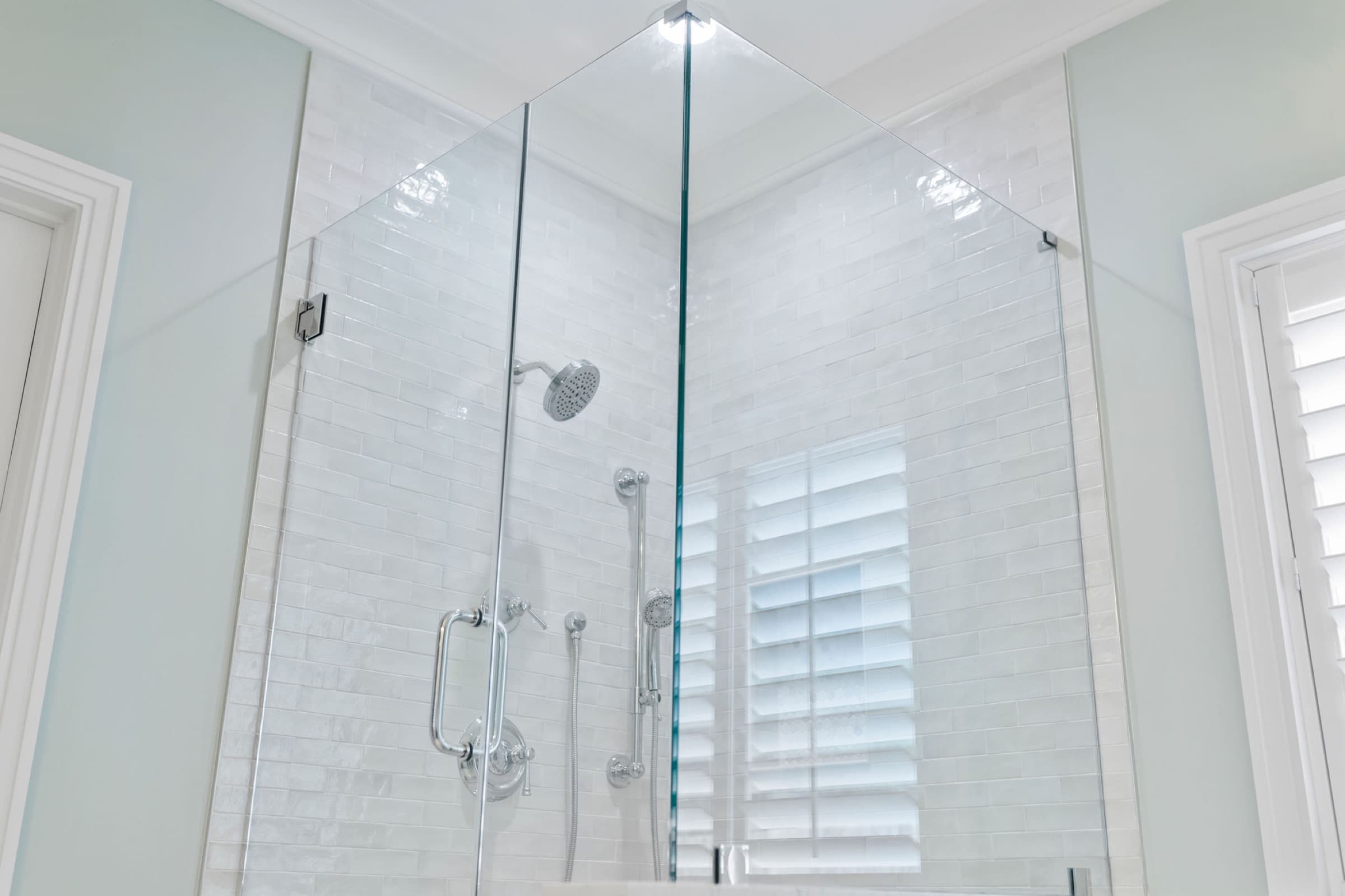 Spa-style bathroom remodel detail