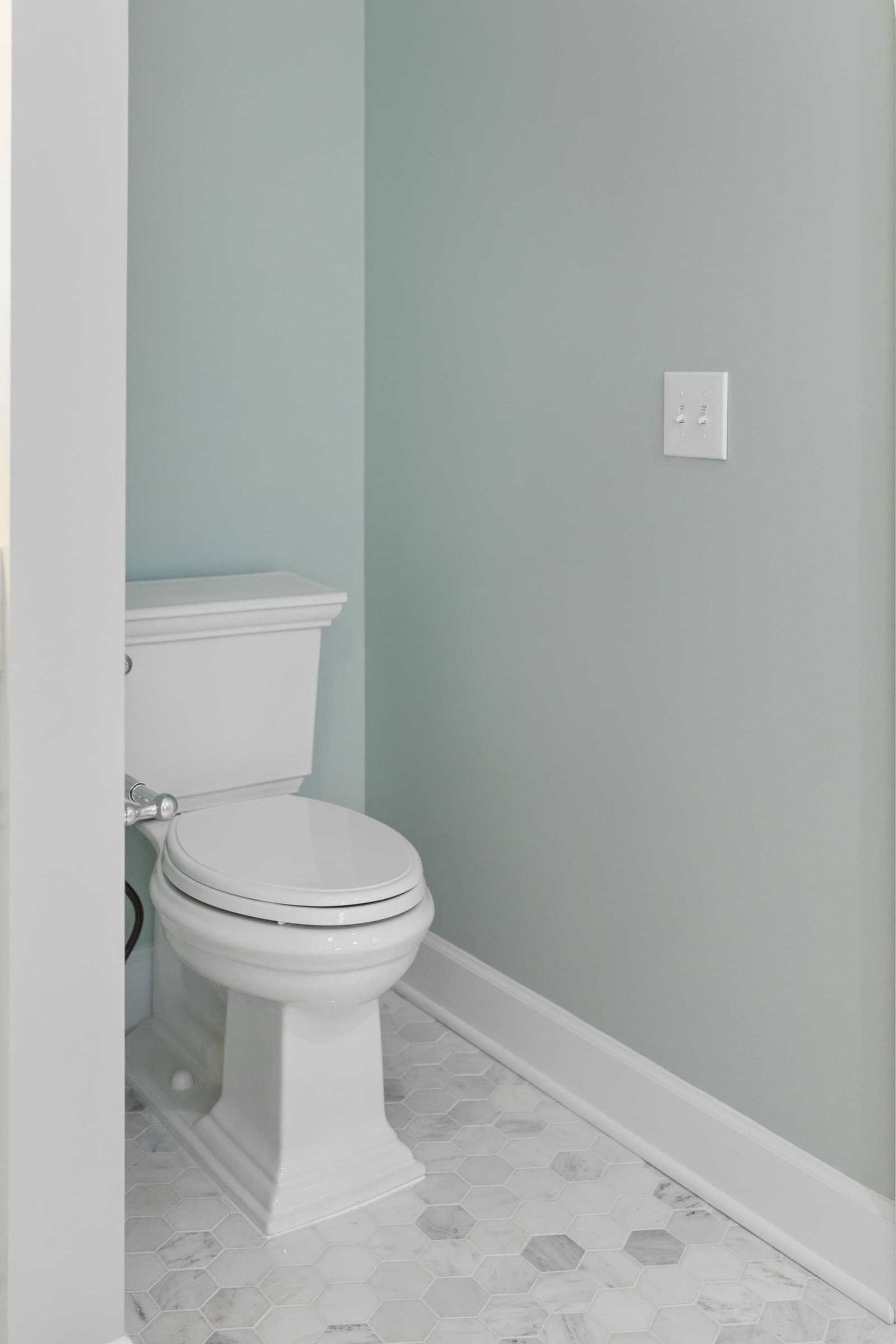 Spa-style bathroom remodel detail